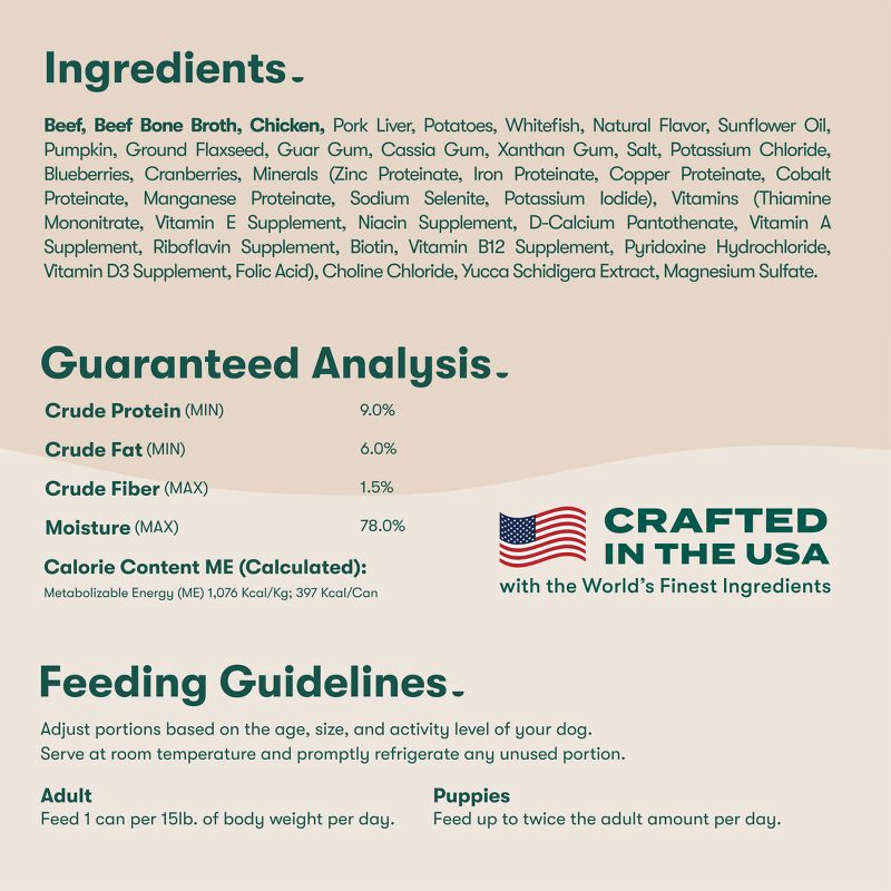 slide 10 of 11, Jinx Beef Flavor Pate Wet Dog Food - 13oz, 13 oz