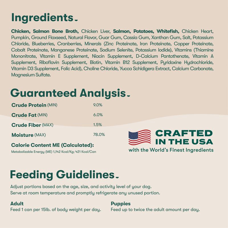 slide 10 of 10, Jinx Salmon Flavor Pate Wet Dog Food - 13oz, 13 oz