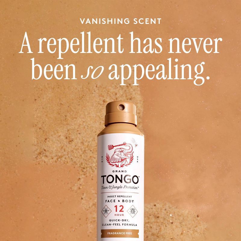 slide 4 of 7, Grand Tongo DEET-Free Picaridin Insect Repellent Family Formula - Fragrance Free - 4.5oz, 4.5 oz