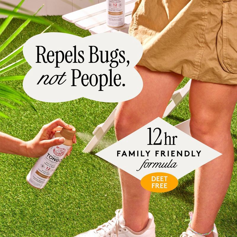 slide 6 of 7, Grand Tongo DEET-Free Picaridin Insect Repellent Family Formula - Fragrance Free - 4.5oz, 4.5 oz