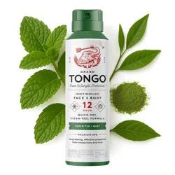 Grand Tongo DEET-Free Picaridin Insect Repellent Family Formula - Green Tea + Mint - 4.5oz