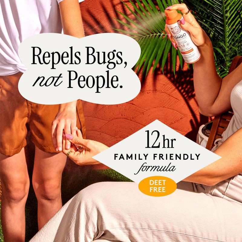 slide 6 of 7, Grand Tongo DEET-Free Picaridin Insect Repellent Family Formula - Citrus + Sandalwood - 4.5oz, 4.5 oz