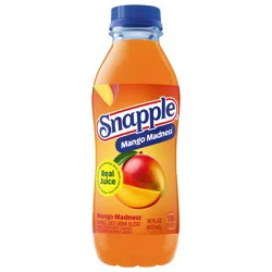 Snapple Mango Madness, 16 fl oz recycled plastic bottle