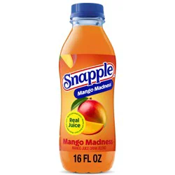 Snapple Mango Madness, 16 fl oz recycled plastic bottle