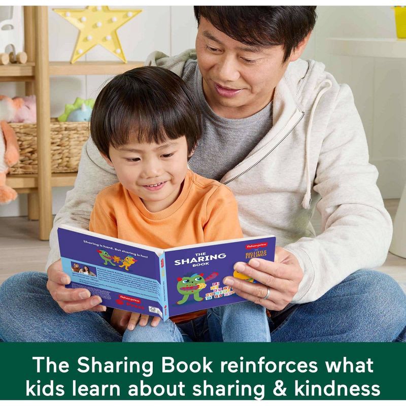 slide 4 of 6, Fisher-Price Big Little Feelings Sharing Kit: Set of Toys & Tips for Toddlers & Kids, 1 ct