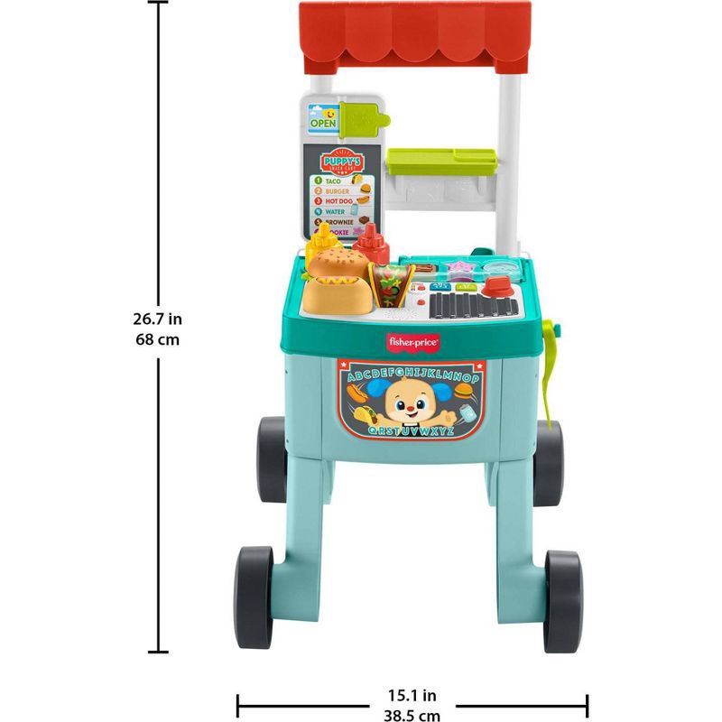 slide 6 of 6, Laugh & Learn Sit Stride & Serve Food Cart, 1 ct