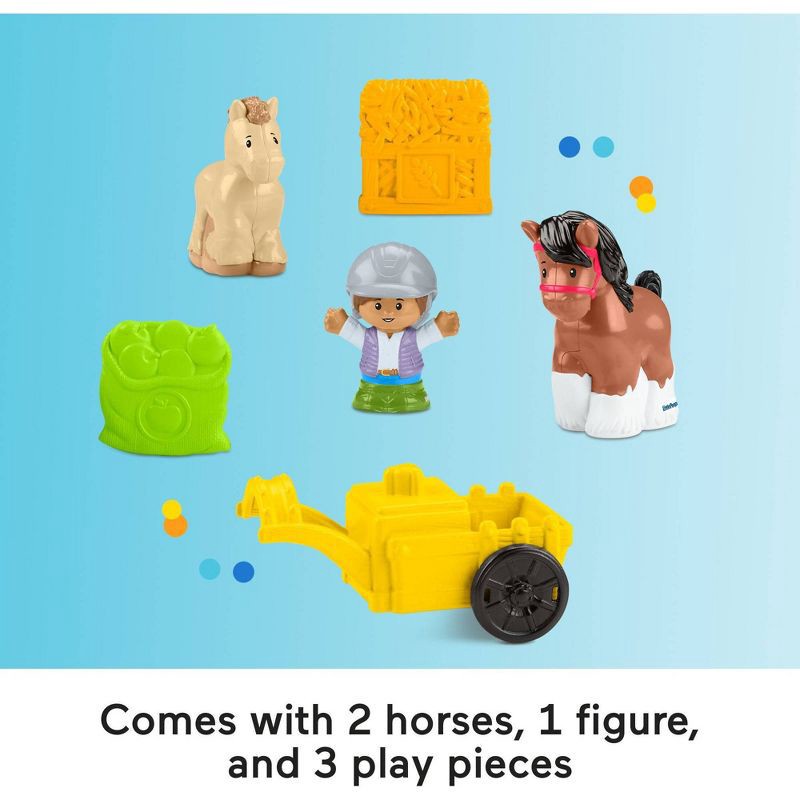 slide 5 of 6, Little People Stable Playset, 1 ct