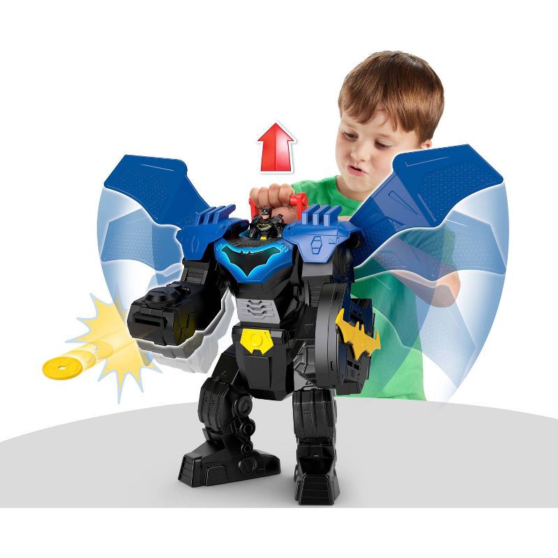 slide 2 of 6, Imaginext Batman Mech Action Figure Playset - 4pk, 4 ct