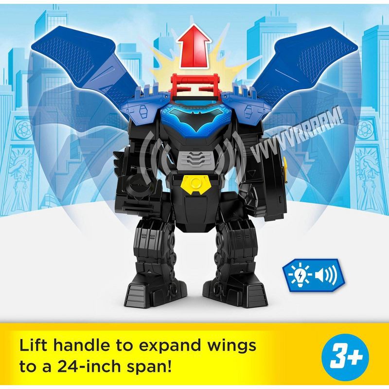 slide 3 of 6, Imaginext Batman Mech Action Figure Playset - 4pk, 4 ct