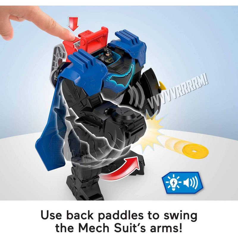 slide 4 of 6, Imaginext Batman Mech Action Figure Playset - 4pk, 4 ct