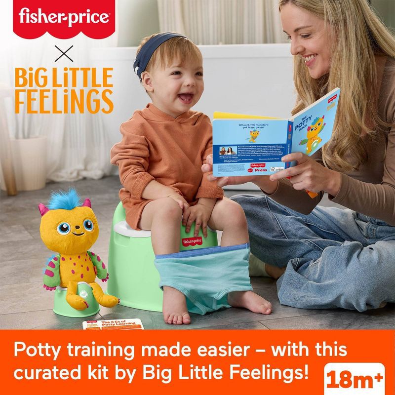 slide 3 of 6, Fisher-Price Big Little Feelings Potty Training Kit: Set of Toys & Tips for Toddlers & Kids, 1 ct