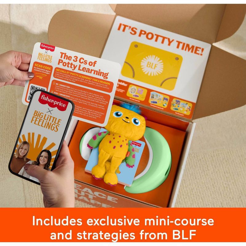 slide 5 of 6, Fisher-Price Big Little Feelings Potty Training Kit: Set of Toys & Tips for Toddlers & Kids, 1 ct