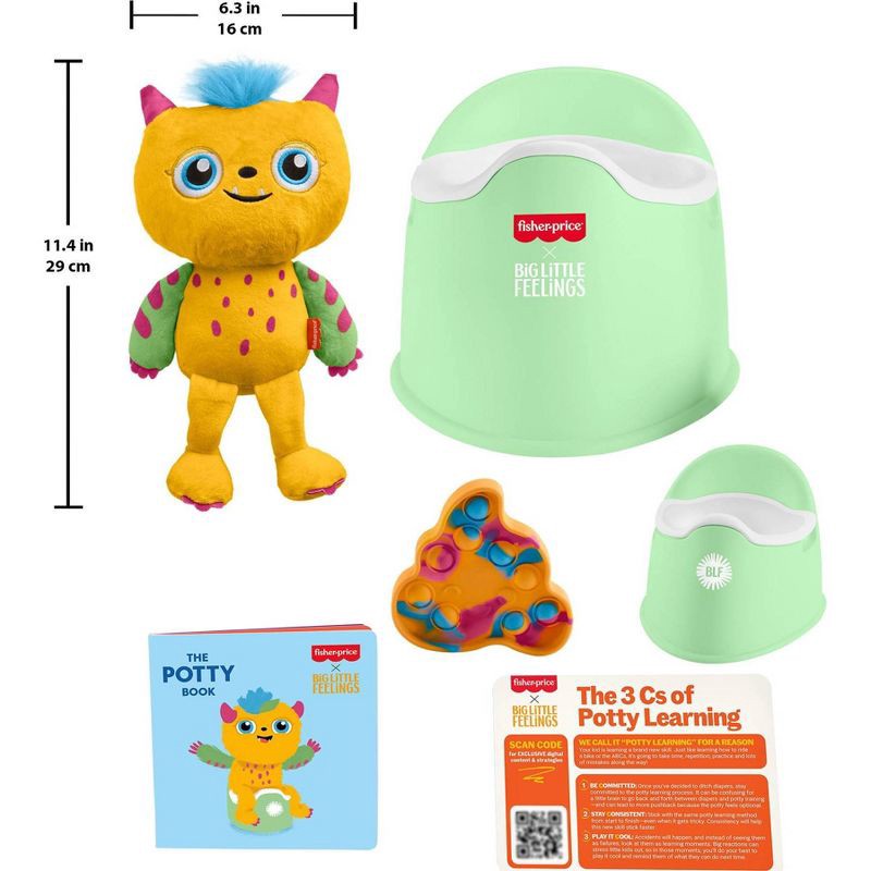 slide 6 of 6, Fisher-Price Big Little Feelings Potty Training Kit: Set of Toys & Tips for Toddlers & Kids, 1 ct