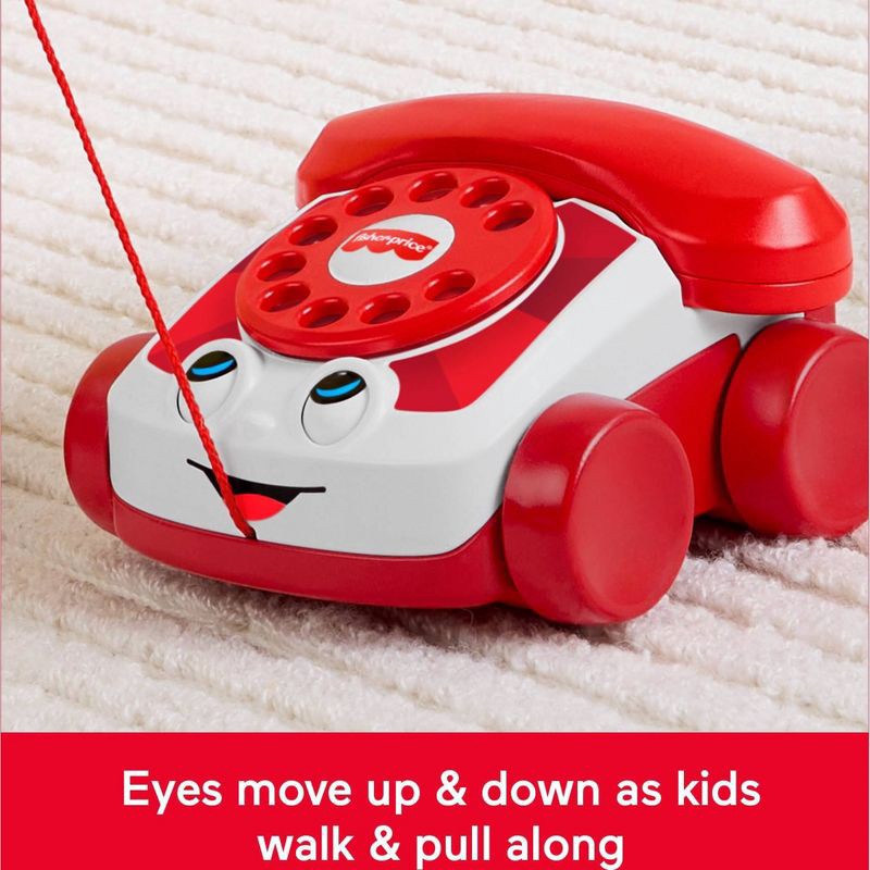 slide 4 of 6, Fisher-Price Ruby Red Chatter Phone, 1 ct