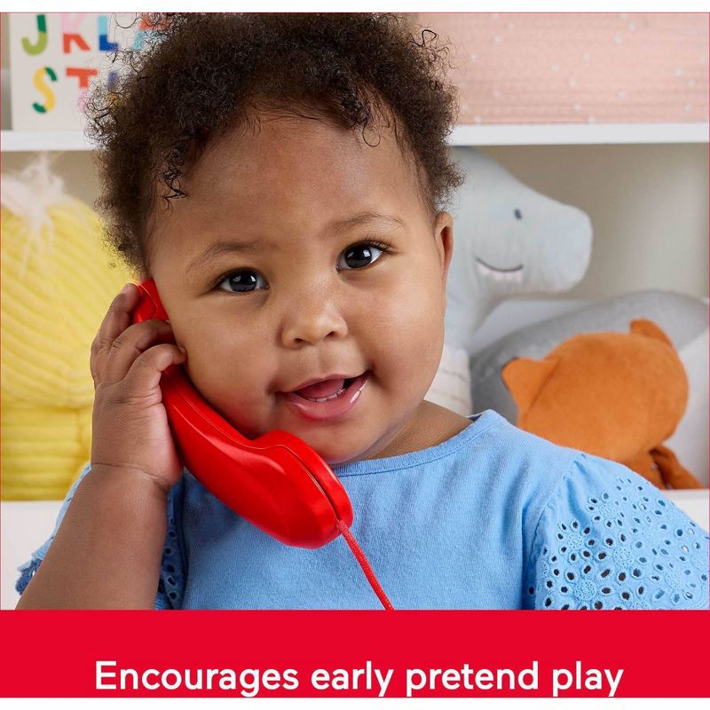 slide 5 of 6, Fisher-Price Ruby Red Chatter Phone, 1 ct
