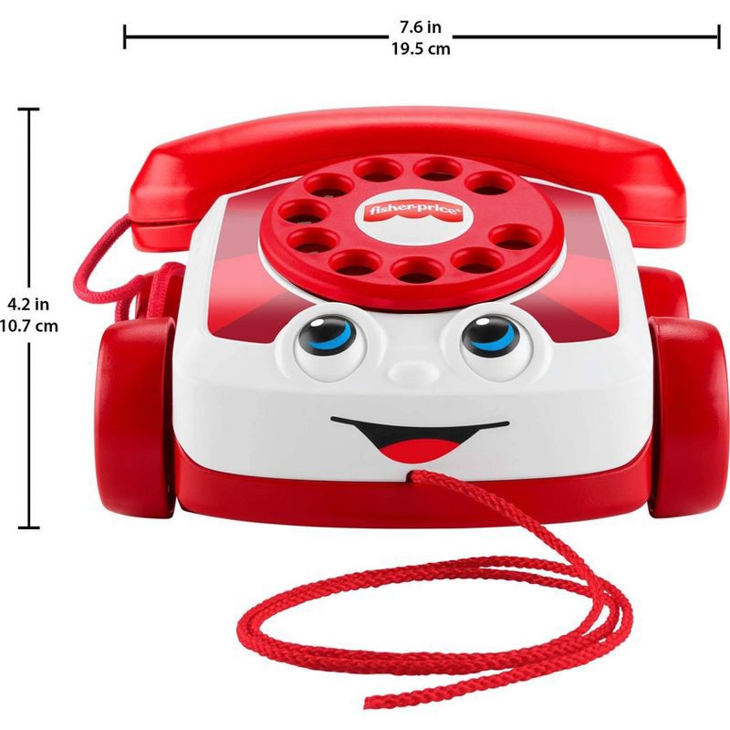 slide 6 of 6, Fisher-Price Ruby Red Chatter Phone, 1 ct