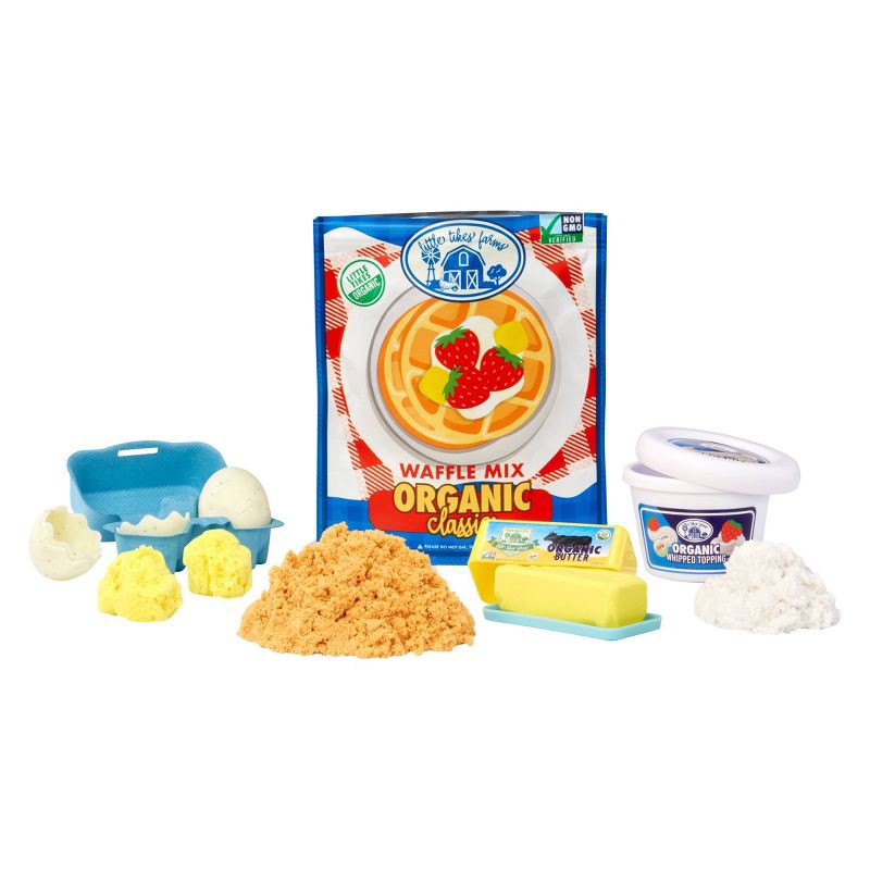 slide 4 of 8, Little Tikes Creative Chefs Waffles Kit: Pretend Housekeeping Accessories, 18-Piece Play Food & Toy Kitchens Set, 1 ct