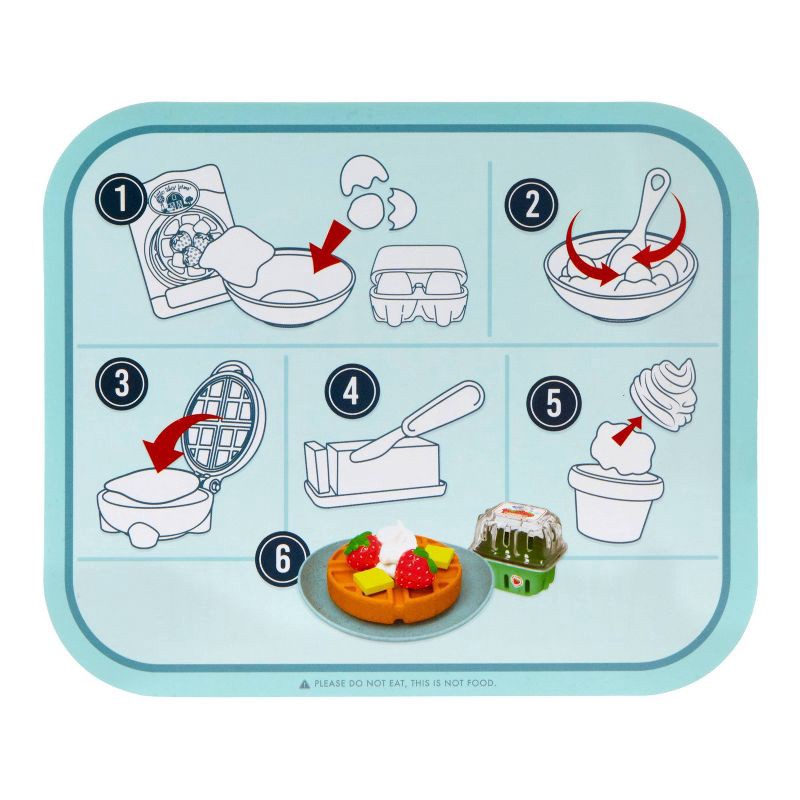 slide 8 of 8, Little Tikes Creative Chefs Waffles Kit: Pretend Housekeeping Accessories, 18-Piece Play Food & Toy Kitchens Set, 1 ct