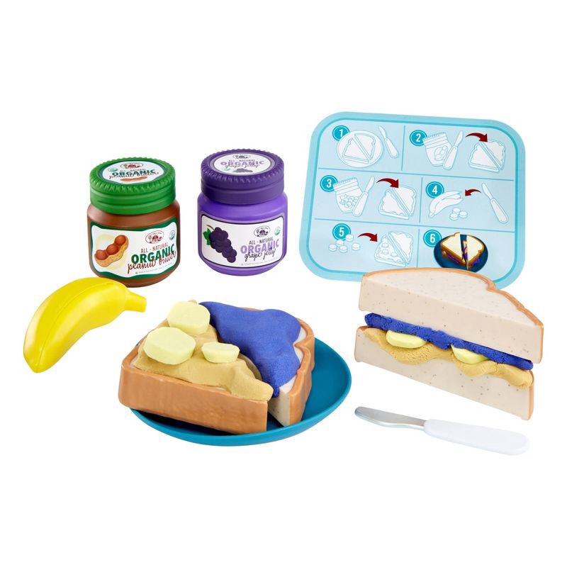 slide 1 of 6, Little Tikes Creative Chef Peanut Butter & Jelly Kit with Make-It Mix Play Sand 10 Accessories, 1 ct