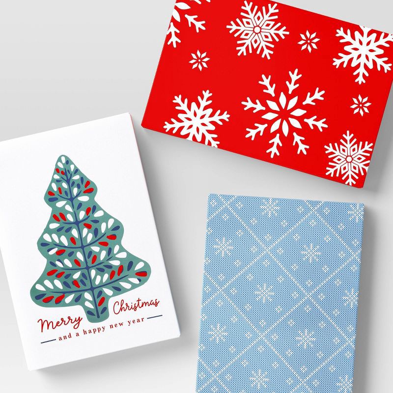 slide 2 of 3, 3ct Cozy Christmas Flat Box - Wondershop™, 3 ct