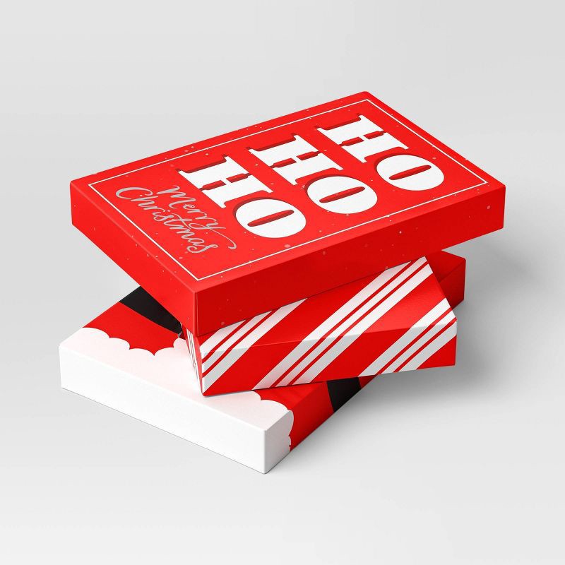 slide 1 of 3, 3ct Christmas Candy Cane Wishes Flat Box - Wondershop™, 3 ct