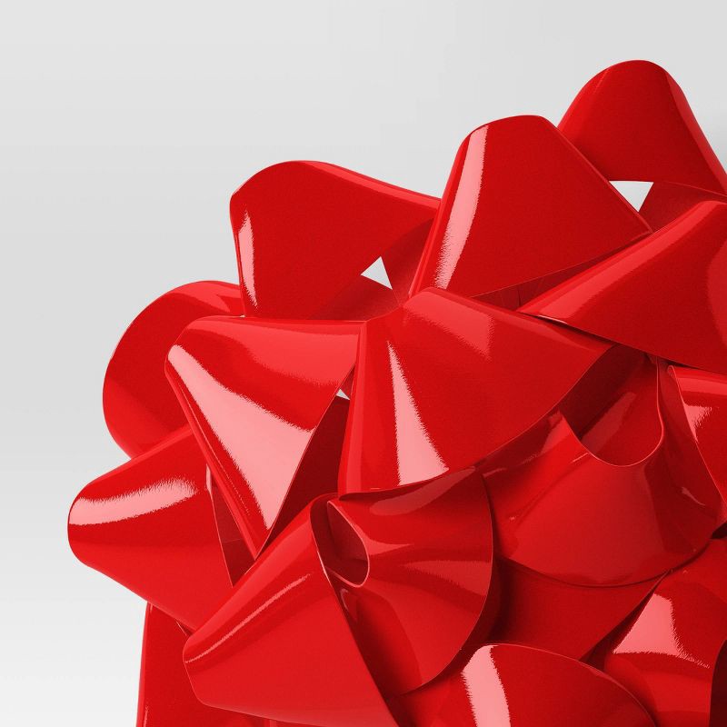 slide 3 of 3, Christmas Candy Cane Wishes Giant Bow Red - Wondershop™, 1 ct