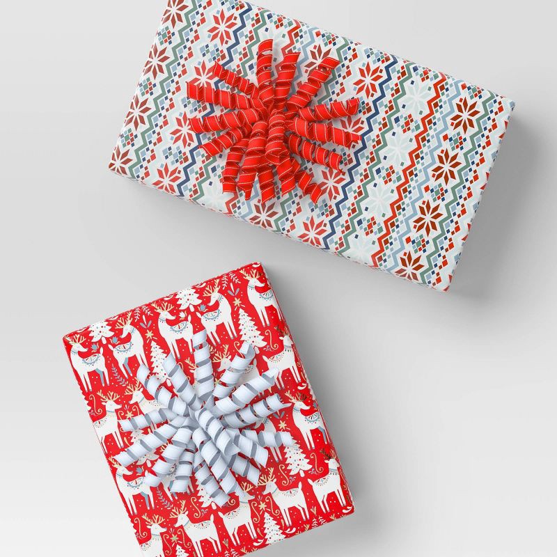 slide 2 of 3, 2ct Cozy Christmas Premium Curl Swirl - Wondershop™, 2 ct