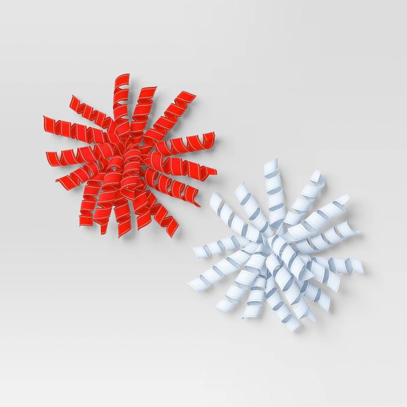 slide 1 of 3, 2ct Cozy Christmas Premium Curl Swirl - Wondershop™, 2 ct