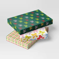 3ct Christmas Humble Cheer Shirt Boxes - Wondershop™