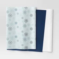 30ct Christmas Tissue Paper Blue/White - Wondershop™