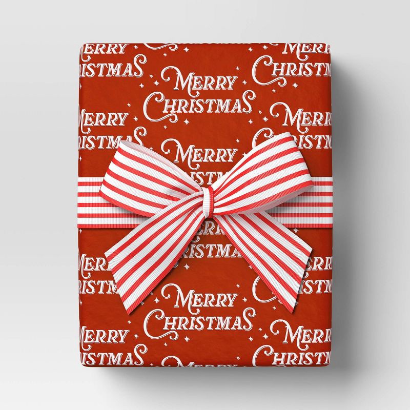 slide 2 of 3, 15' Christmas Nostalgic Noel Premium Ribbon Red and White Stripes - Wondershop™, 1 ct