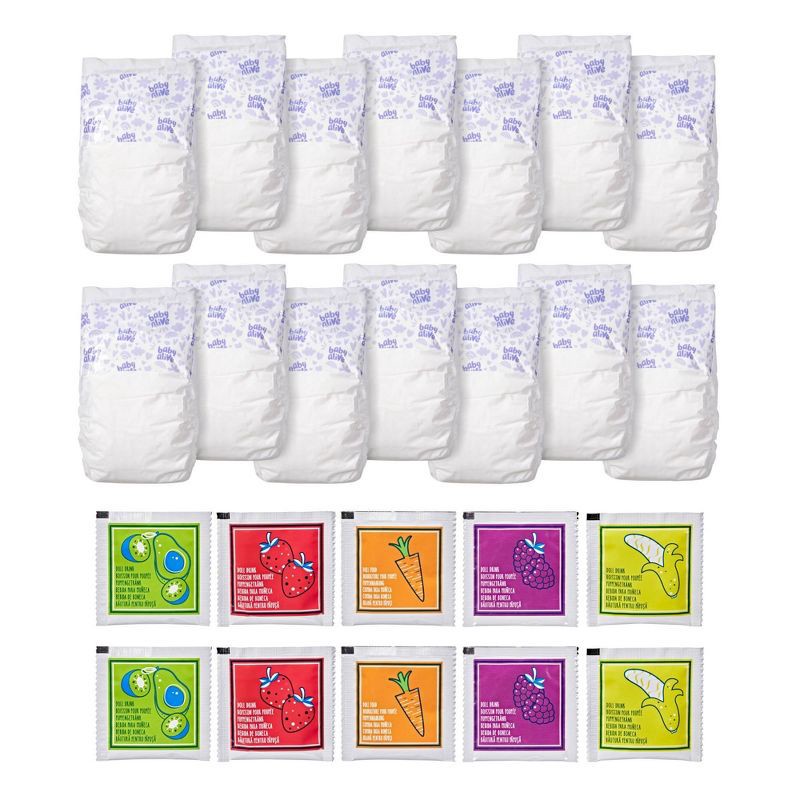slide 2 of 4, Baby Alive Diaper 'n Smoothie Refill Pack, 1 ct