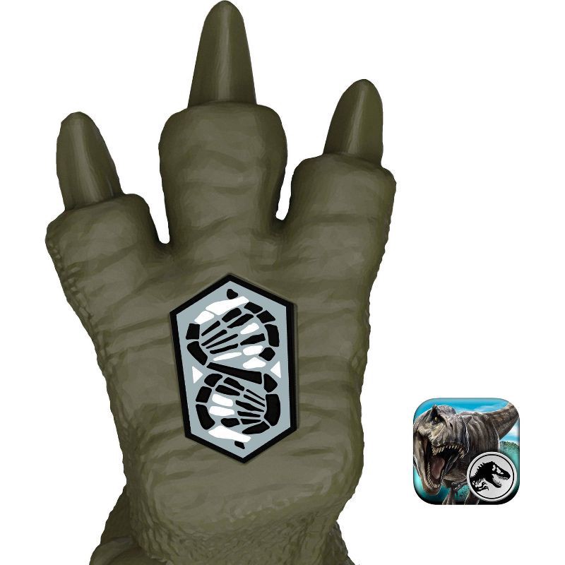 slide 5 of 6, Jurassic World Rebirth Gigantic Thrashers Tyrannotitian Dinosaur Figure Toy, Tail Activated Attack, 1 ct