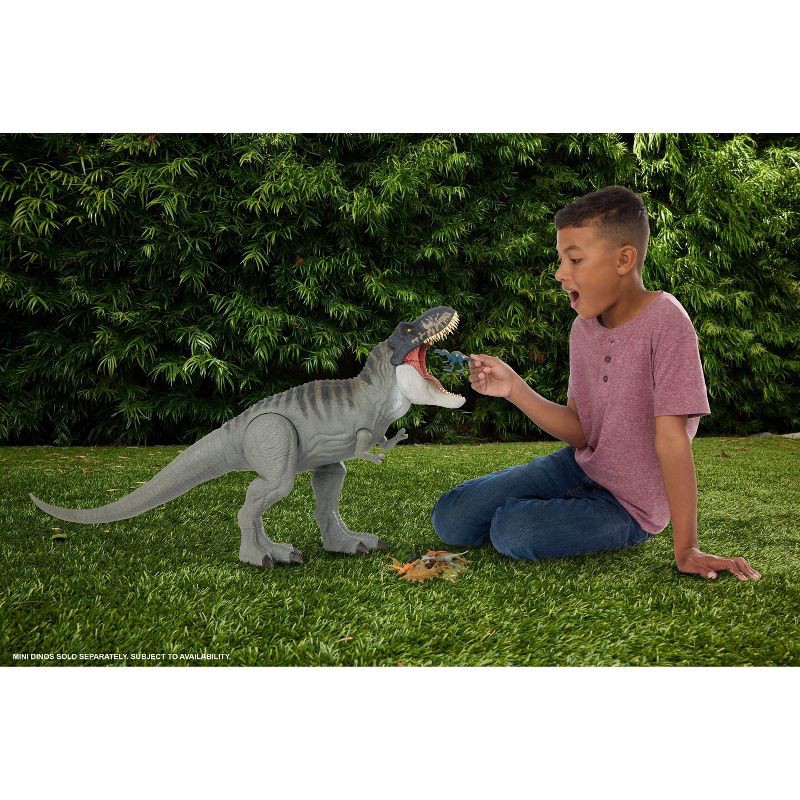 slide 2 of 6, Jurassic World Rebirth Super Colossal Tyrannosaurus Rex Action Figure, T-Rex Dinosaur Movie Toy, 1 ct
