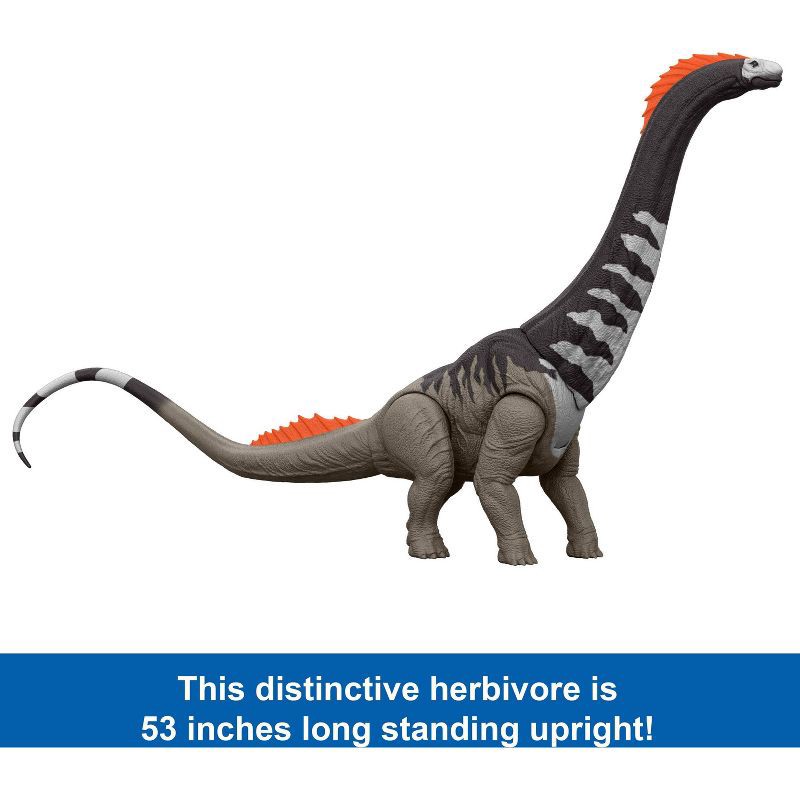 slide 4 of 6, Jurassic World Rebirth Super Colossal Titanosaurus Dinosaur, 53 Inch Long Movie-Accurate Herbivore, 1 ct