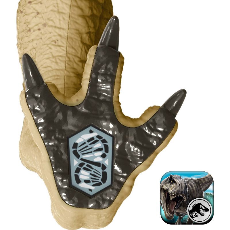 slide 5 of 6, Jurassic World Rebirth Villain Dino Action Figure, 22" Rumble N Rampage Dinosaur Toy, 2 Attacks, 1 ct