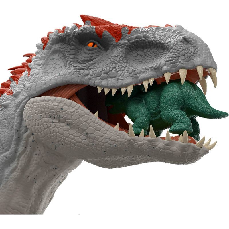 slide 3 of 5, Jurassic World Electronic Real Feel Indominus Rex, Reimagined Dinosaur Action Figure Toy, 1 ct