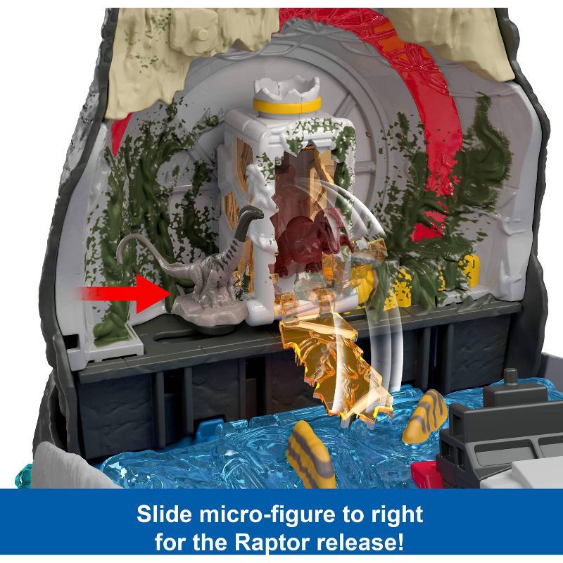 slide 3 of 6, Jurassic World Rebirth Deluxe Mosasaurus Playset, 7 Interactive Features & Sound FX, 6 Micro Figures, 1 ct
