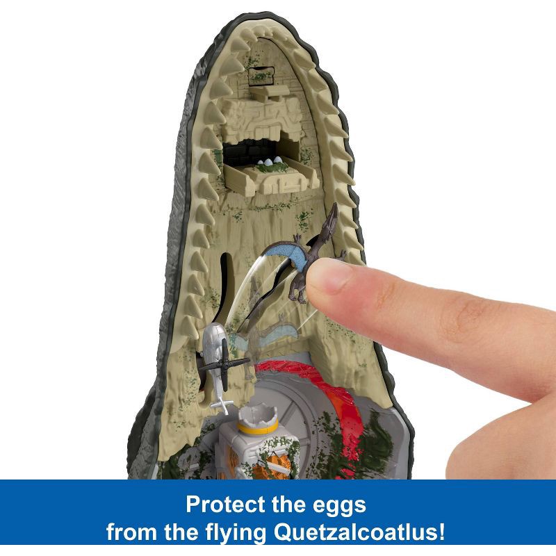 slide 5 of 6, Jurassic World Rebirth Deluxe Mosasaurus Playset, 7 Interactive Features & Sound FX, 6 Micro Figures, 1 ct