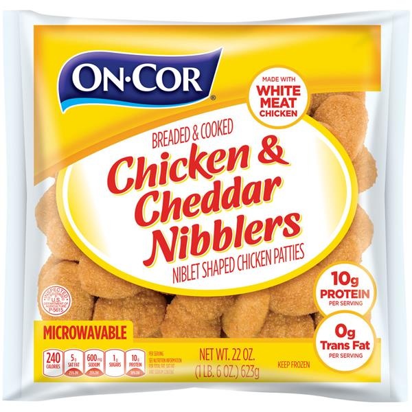 slide 1 of 1, On-Cor Chicken Chedder Niblets, 1 ct