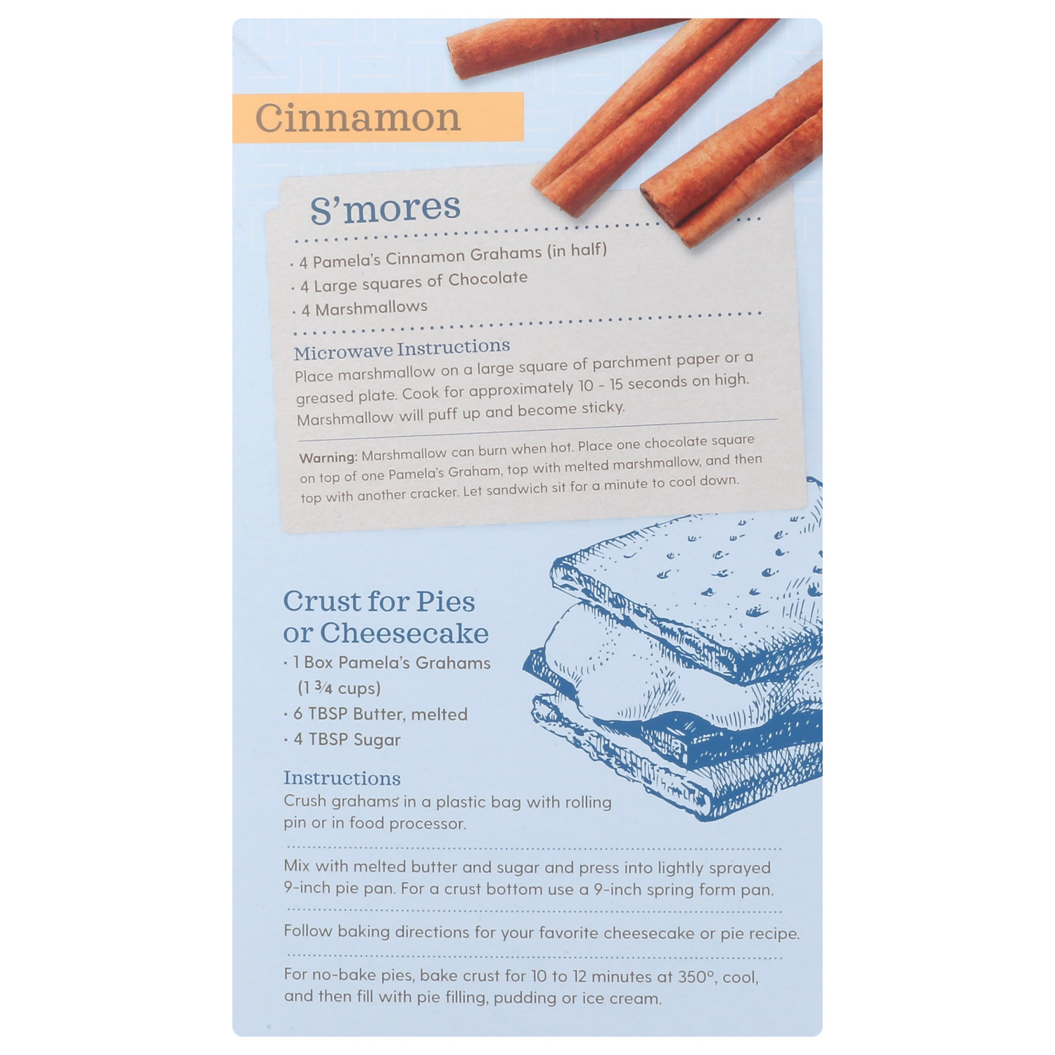 slide 2 of 4, Pamela's Gluten Free Cinnamon Graham Style Crackers, 7.5 oz