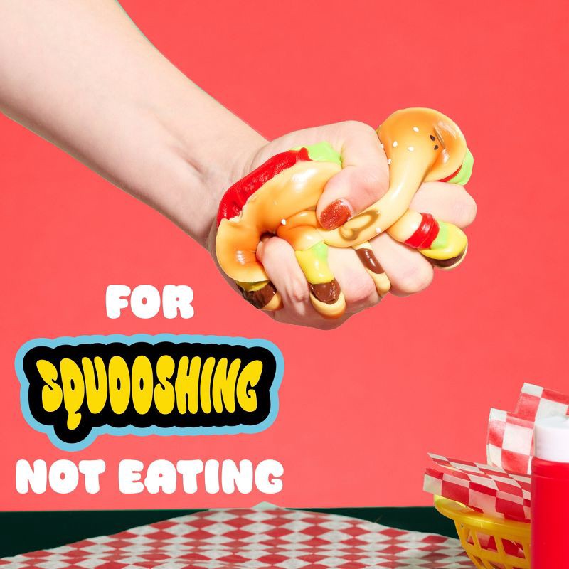 slide 4 of 7, Just Play Ooey Gooey Gooey Grill Assortment Squooshy and Stretchy Soft Sensory Toy for Kids and Adults, 1 ct