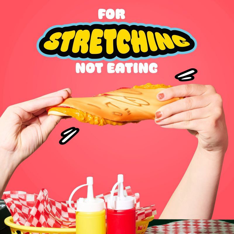 slide 5 of 7, Just Play Ooey Gooey Gooey Grill Assortment Squooshy and Stretchy Soft Sensory Toy for Kids and Adults, 1 ct