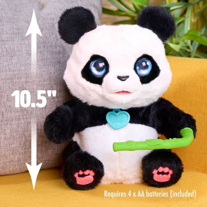 slide 3 of 8, FurReal Friends Coco the Tumbling Panda Stuffed Animal, 1 ct