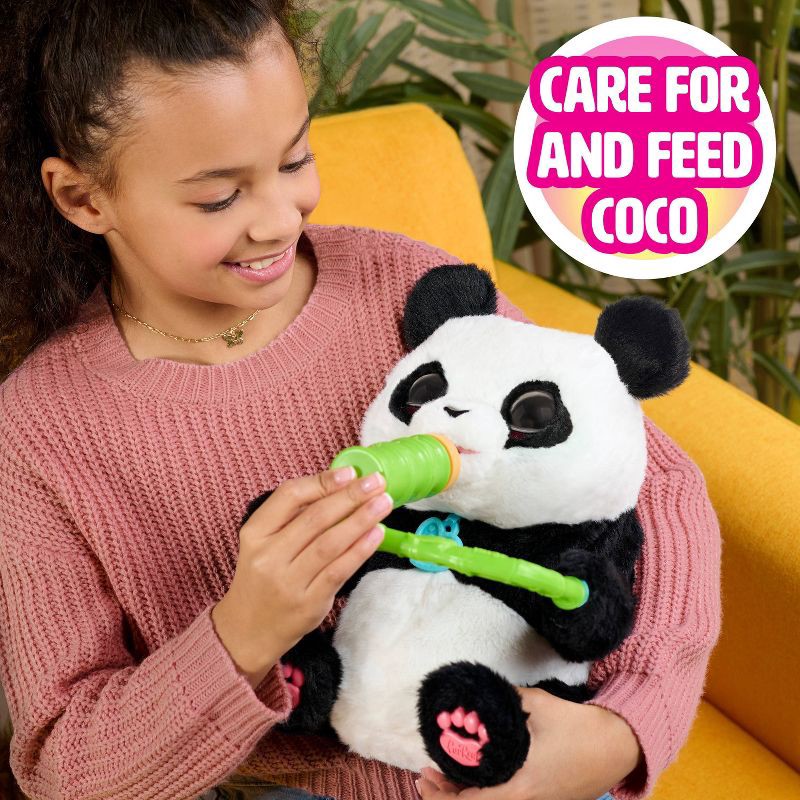 slide 4 of 8, FurReal Friends Coco the Tumbling Panda Stuffed Animal, 1 ct
