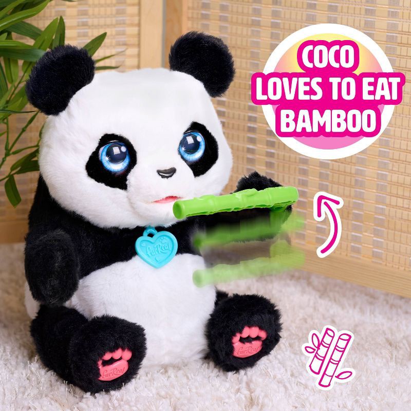 slide 6 of 8, FurReal Friends Coco the Tumbling Panda Stuffed Animal, 1 ct