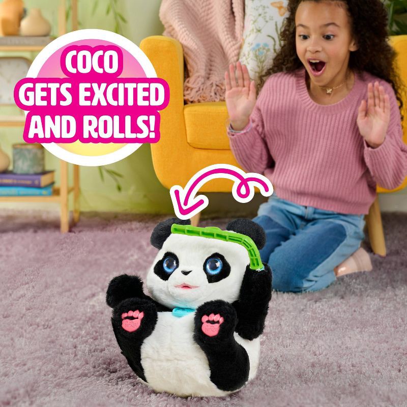 slide 7 of 8, FurReal Friends Coco the Tumbling Panda Stuffed Animal, 1 ct
