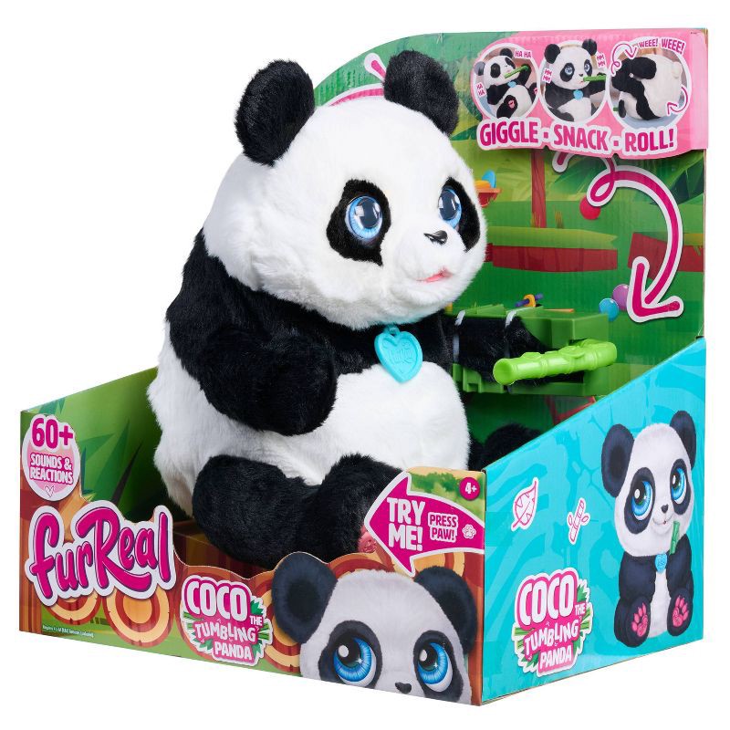 slide 8 of 8, FurReal Friends Coco the Tumbling Panda Stuffed Animal, 1 ct