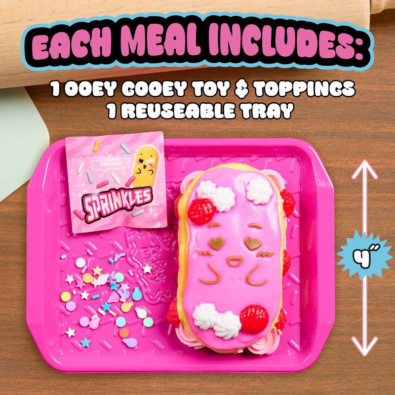 slide 6 of 7, Just Play Ooey Gooey Le Goo Bakery Assortment Squooshy and Stretchy Soft Sensory Toy for Kids and Adults, 1 ct