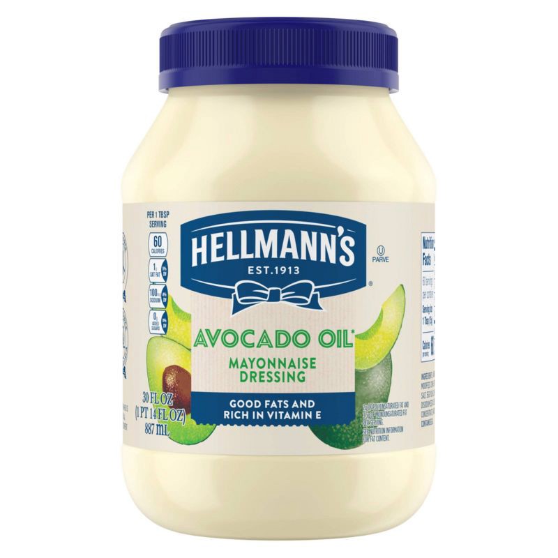 slide 2 of 7, Hellmann's Avocado Oil Mayonnaise - 30oz, 30 oz